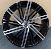 24" Red Sport RSW08 Wheel 🔥 24X9.5 +30 6X139 🔥 C.B 78.1 Black & Machined Rim ✅
